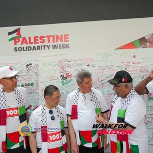 Race photo from WALK FOR PALESTINE