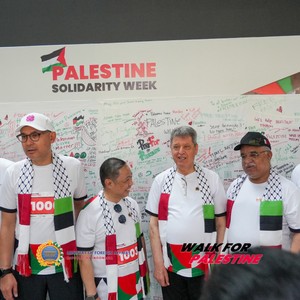 Race photo from WALK FOR PALESTINE