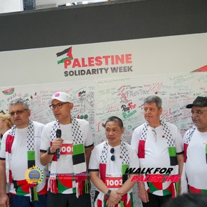 Race photo from WALK FOR PALESTINE