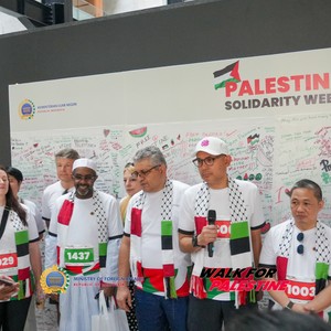 Race photo from WALK FOR PALESTINE