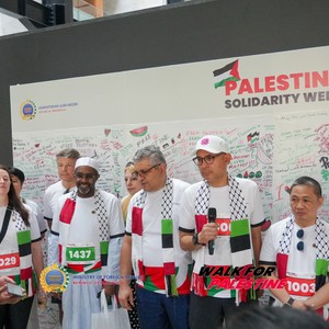 Race photo from WALK FOR PALESTINE
