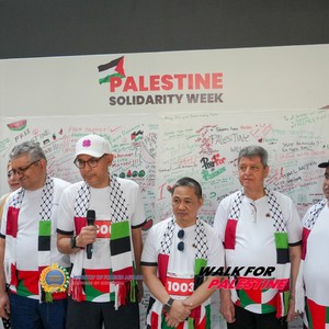 Race photo from WALK FOR PALESTINE