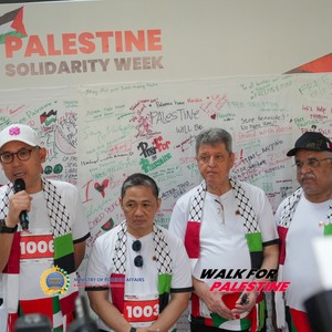 Race photo from WALK FOR PALESTINE