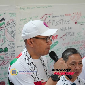 Race photo from WALK FOR PALESTINE