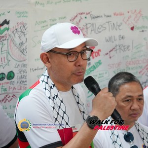 Race photo from WALK FOR PALESTINE