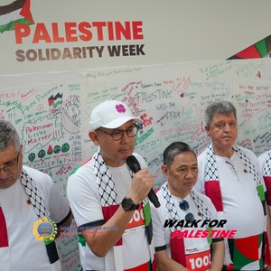 Race photo from WALK FOR PALESTINE