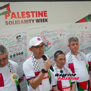 Race photo from WALK FOR PALESTINE
