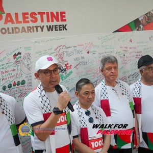 Race photo from WALK FOR PALESTINE