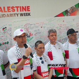Race photo from WALK FOR PALESTINE