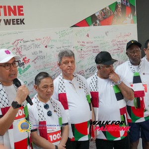 Race photo from WALK FOR PALESTINE