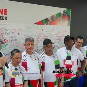 Race photo from WALK FOR PALESTINE