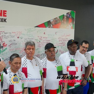 Race photo from WALK FOR PALESTINE