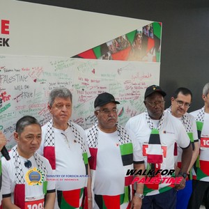 Race photo from WALK FOR PALESTINE