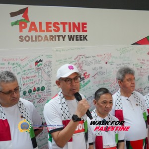 Race photo from WALK FOR PALESTINE