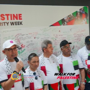 Race photo from WALK FOR PALESTINE