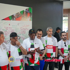 Race photo from WALK FOR PALESTINE
