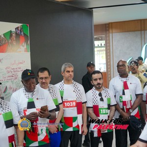 Race photo from WALK FOR PALESTINE