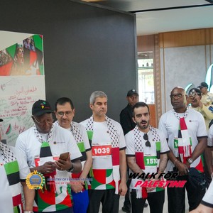 Race photo from WALK FOR PALESTINE