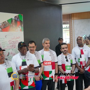 Race photo from WALK FOR PALESTINE