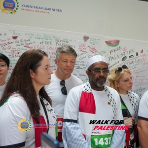 Race photo from WALK FOR PALESTINE
