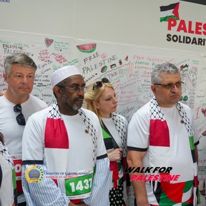 Race photo from WALK FOR PALESTINE