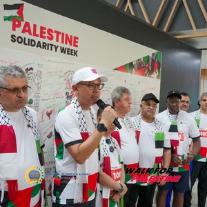 Race photo from WALK FOR PALESTINE