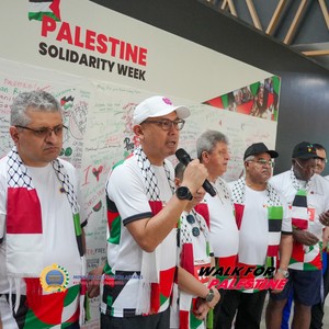 Race photo from WALK FOR PALESTINE