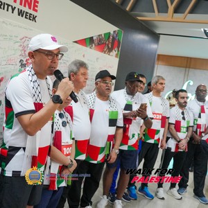 Race photo from WALK FOR PALESTINE