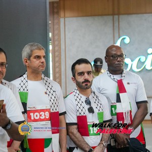 Race photo from WALK FOR PALESTINE