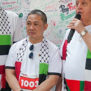 Race photo from WALK FOR PALESTINE