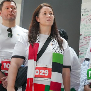 Race photo from WALK FOR PALESTINE