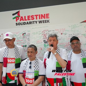 Race photo from WALK FOR PALESTINE