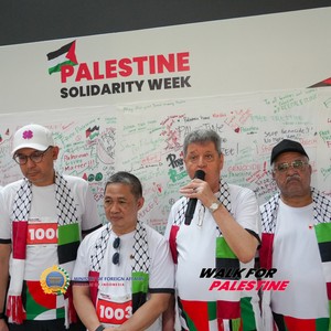 Race photo from WALK FOR PALESTINE