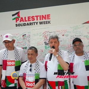 Race photo from WALK FOR PALESTINE