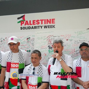 Race photo from WALK FOR PALESTINE