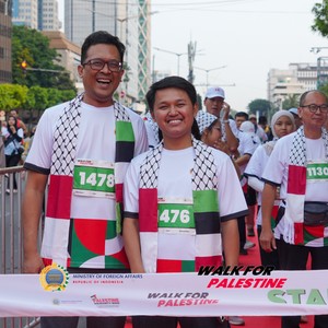 Race photo from WALK FOR PALESTINE