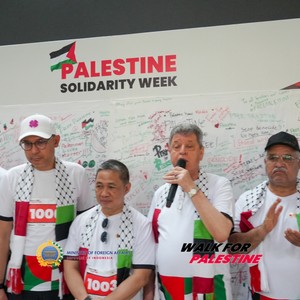 Race photo from WALK FOR PALESTINE