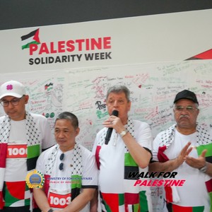 Race photo from WALK FOR PALESTINE
