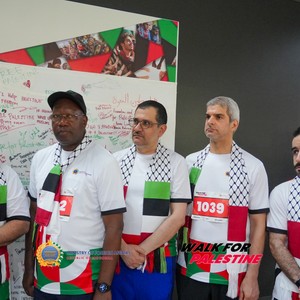Race photo from WALK FOR PALESTINE