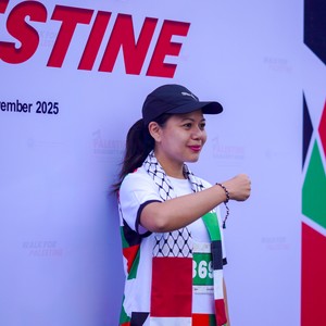 Race photo from WALK FOR PALESTINE