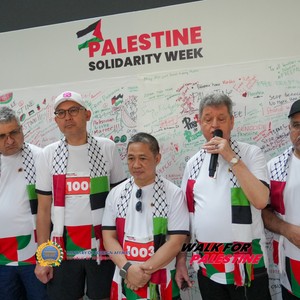 Race photo from WALK FOR PALESTINE