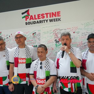 Race photo from WALK FOR PALESTINE