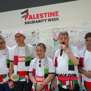 Race photo from WALK FOR PALESTINE