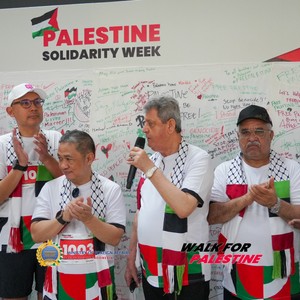 Race photo from WALK FOR PALESTINE