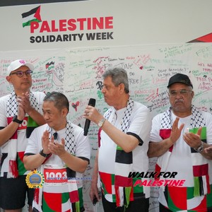 Race photo from WALK FOR PALESTINE