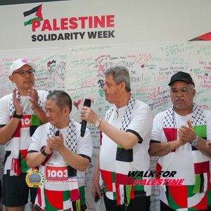 Race photo from WALK FOR PALESTINE