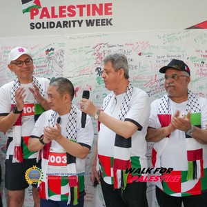 Race photo from WALK FOR PALESTINE