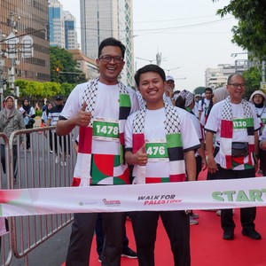 Race photo from WALK FOR PALESTINE
