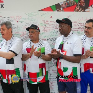 Race photo from WALK FOR PALESTINE