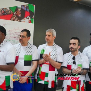 Race photo from WALK FOR PALESTINE